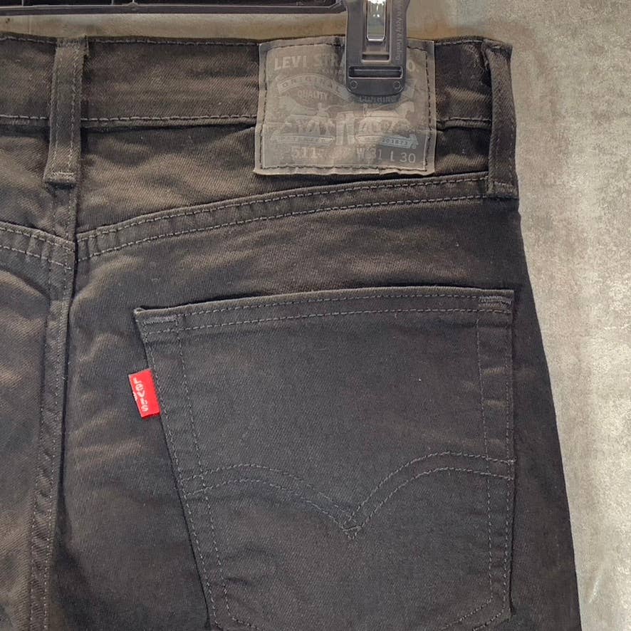 LEVI'S Men's Black 511 Flex Slim-Fit Stretch Jeans SZ 31X30