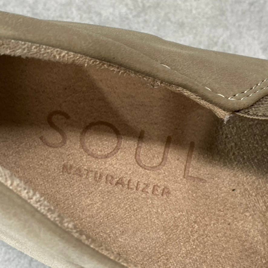 SOUL NATURALIZER Women's Wide Mushroom Brown Lyrie Slip-On Sneakers SZ 7W