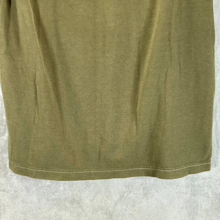 BILLY REID Men's Olive Pensacola Short-Sleeve Polo Shirt SZ L