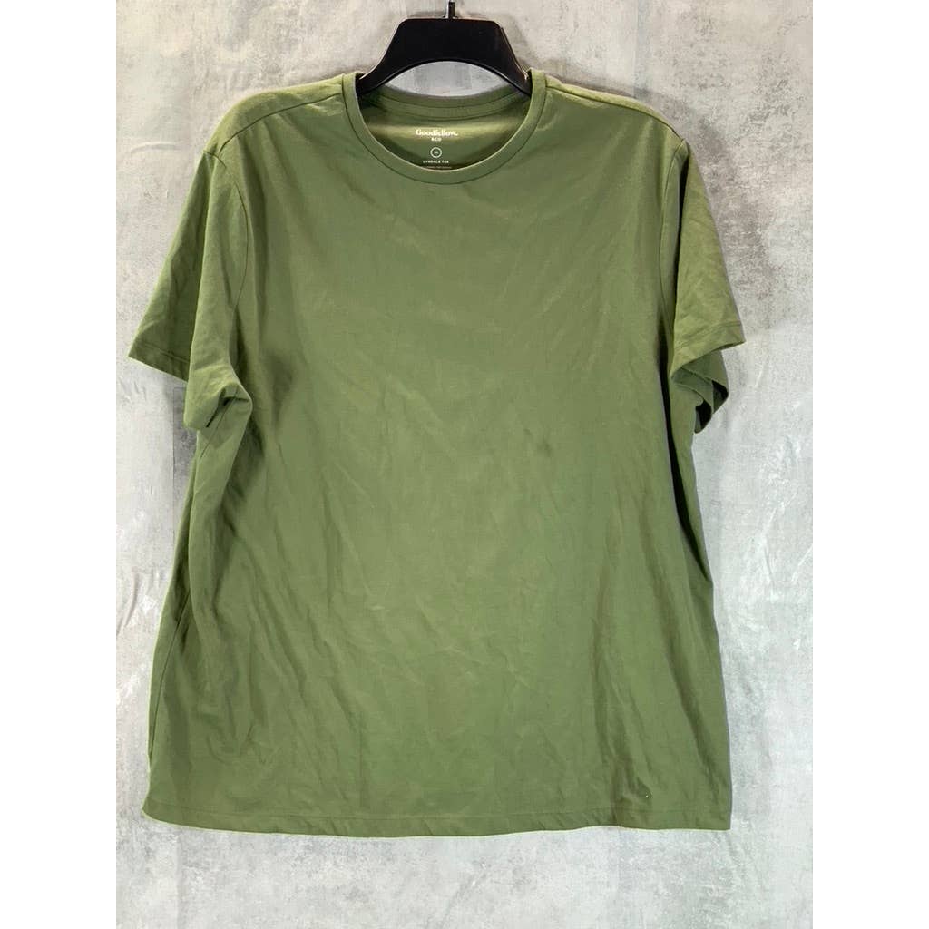 GOODFELLOW & CO Men's Olive Crewneck Short-Sleeve Lyndale T-Shirt SZ XL