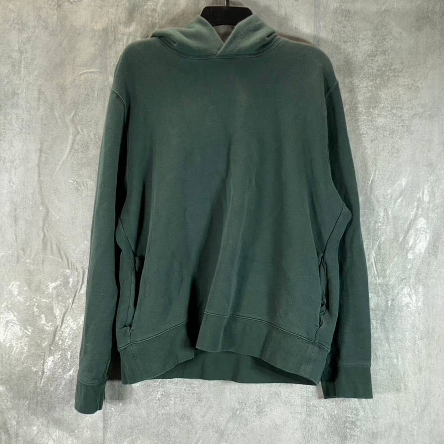 MADEWELL MWL Men's Hemlock Green Betterterry Pullover Hoodie Sweatshirt SZ L