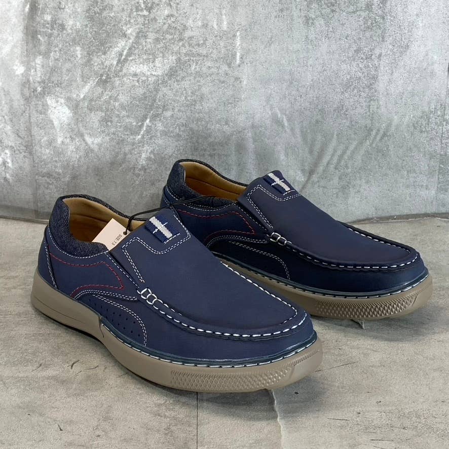 XRAY FOOTWEAR Men's Navy Faux Leather Duane Slip-On Loafers SZ 7.5