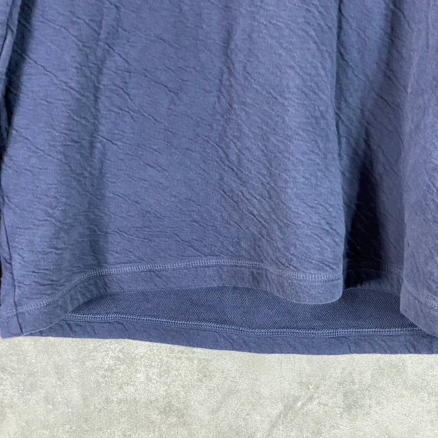 ABERCROMBIE & FITCH Men's Navy Pullover Henley Sweatshirt SZ M
