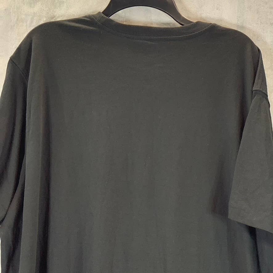 EDDIE BAUER Men's Black Solid Crewneck Short-Sleeve T-Shirt SZ 2XL
