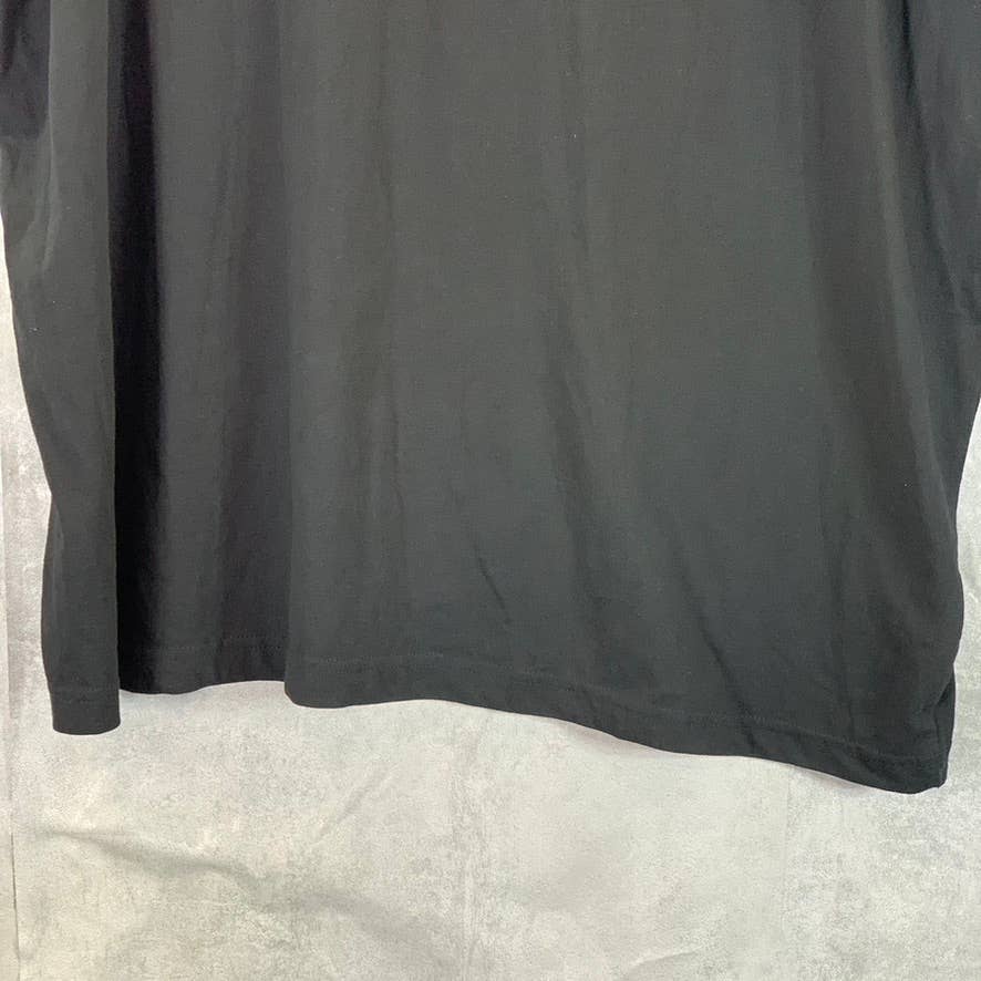 EDDIE BAUER Men's Black Solid Crewneck Short-Sleeve T-Shirt SZ 2XL