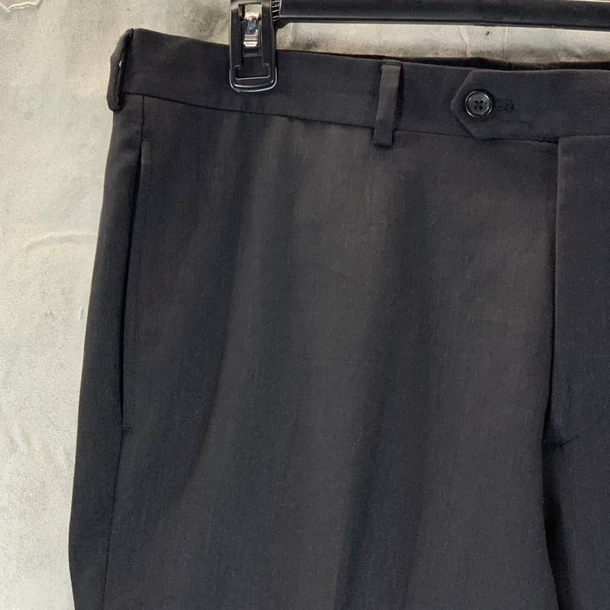 PRONTO UOMO PLATINUM Men's Black Wool Suit Pants SZ 34