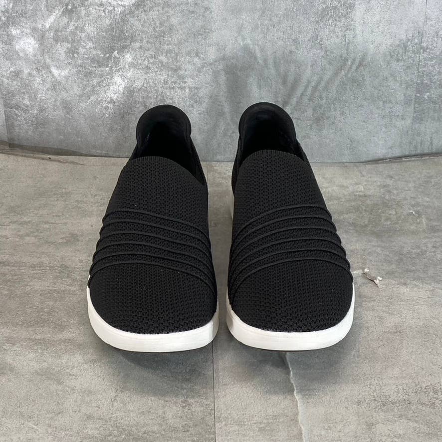 CLARKS Collection Women's Black Knit Adella Step Slip-On Sneakers SZ 10