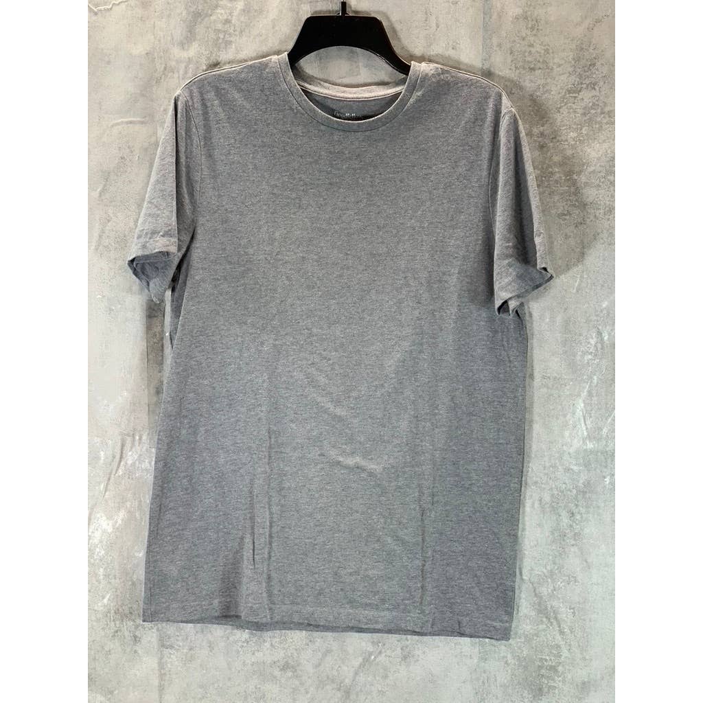 GOODFELLOW & CO Men's Heather Grey Crewneck Short-Sleeve Lyndale T-Shirt SZ M