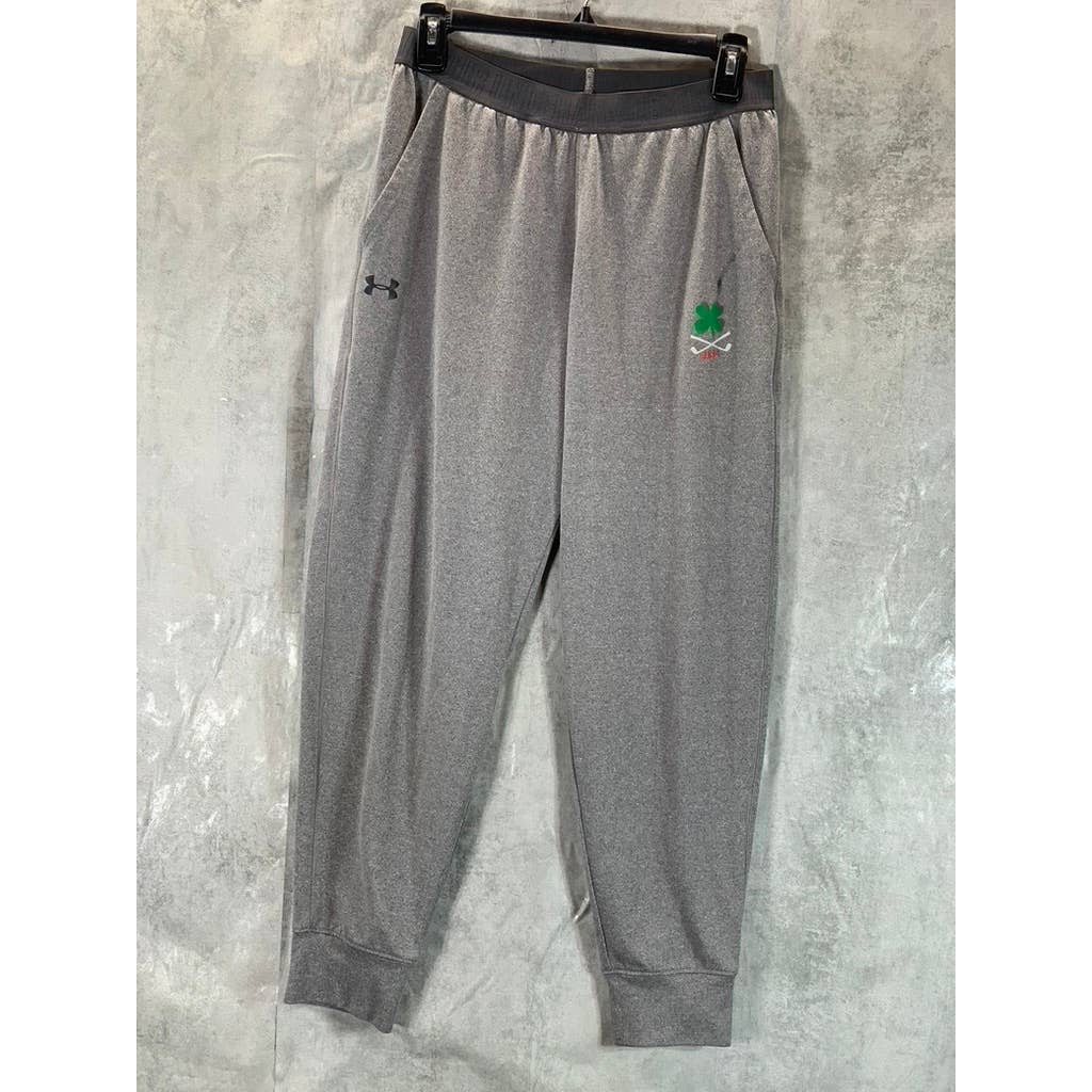 UNDER ARMOUR Men's Grey Heatgear Loose Pull-On Jogger SZ S