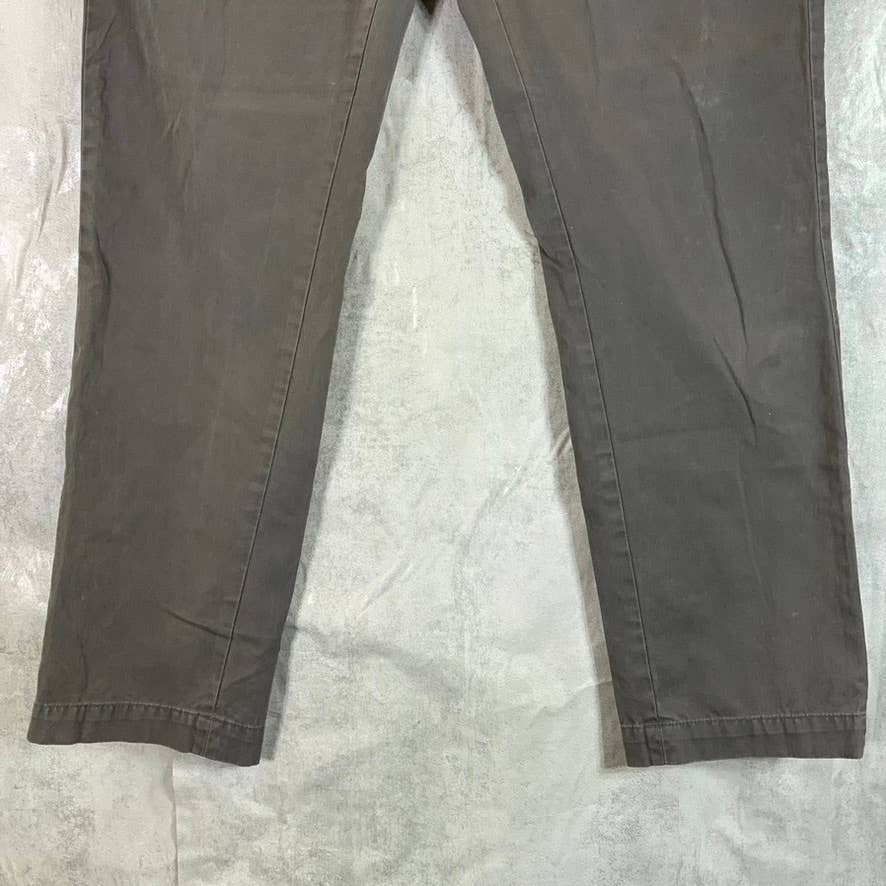 BANANA REPUBLIC Men's Gray Straight-Fit Emerson Stretch Chino Pants SZ 33X32
