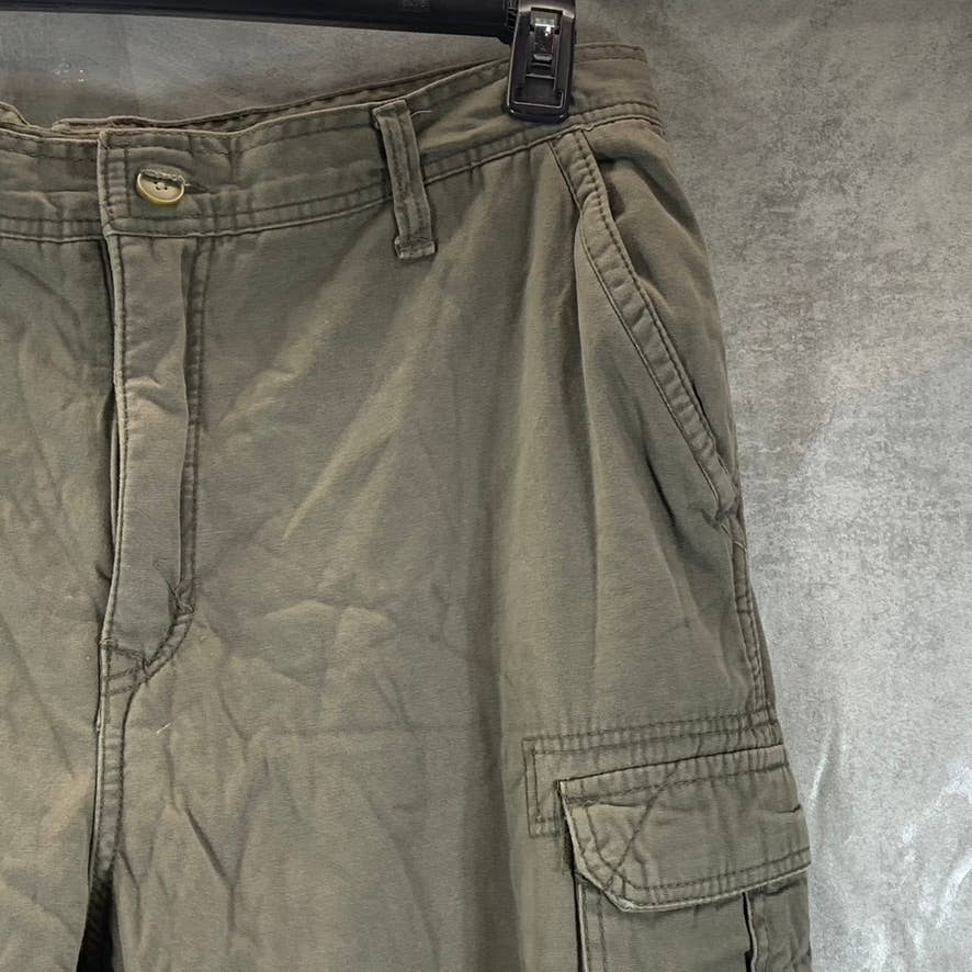 SMITHS WORKWEAR Men's Tan Fleece Lined Canvas Cargo Pants SZ 40X30