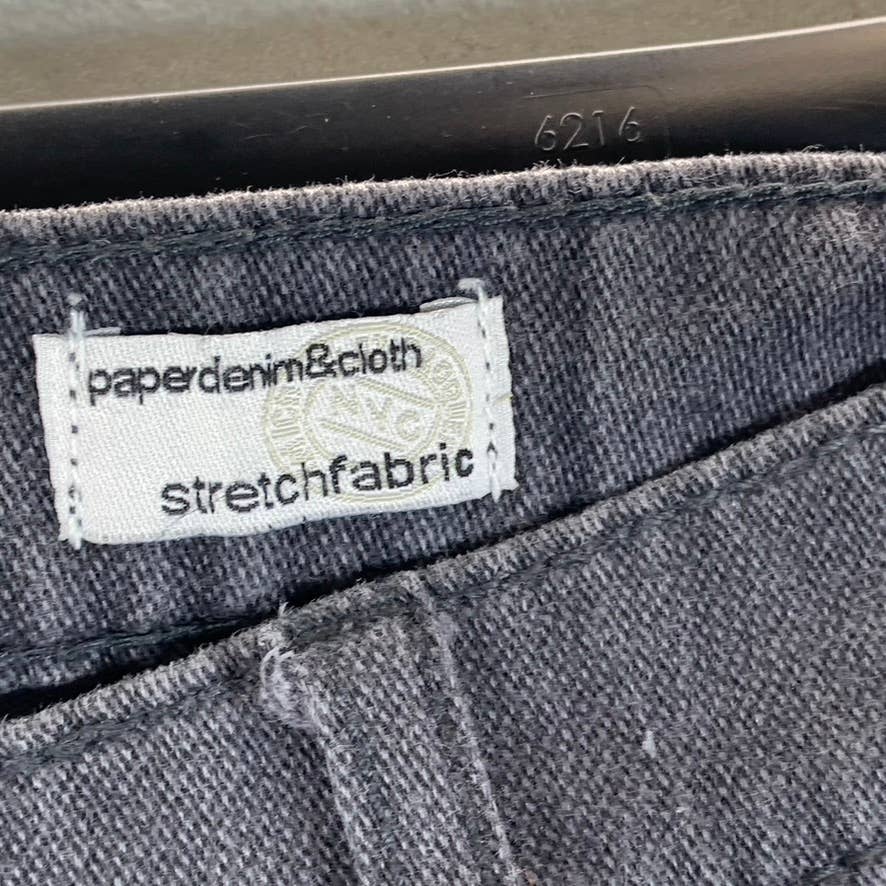 PAPER DENIM & CLOTH Men's Charcoal Denim 5-Pocket Bermuda Shorts SZ 32