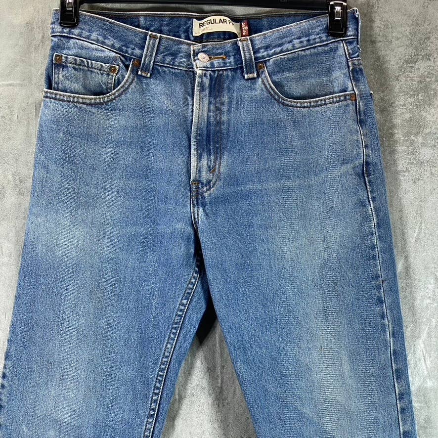 LEVI STRAUSS & CO Men's Medium Wash 505 Regular-Fit Jeans SZ 33X32