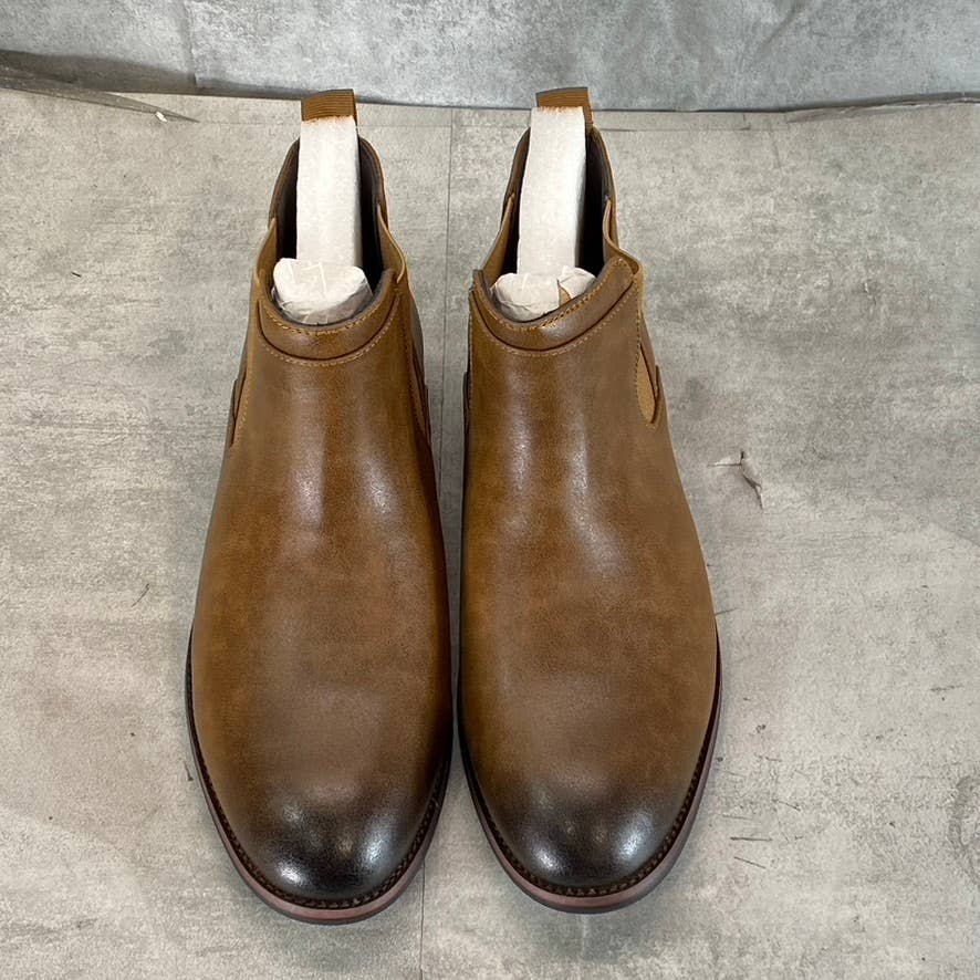 VANCE CO. Men's Wide Width Chestnut Landon Pull-On Dress Boots SZ 9W