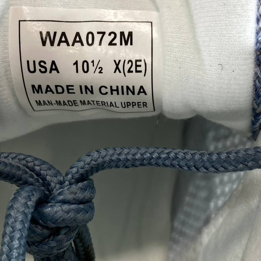 PROPET Women's X Wide Denim-White Stability Fly Lace-Up Walking Sneakers SZ 10.5