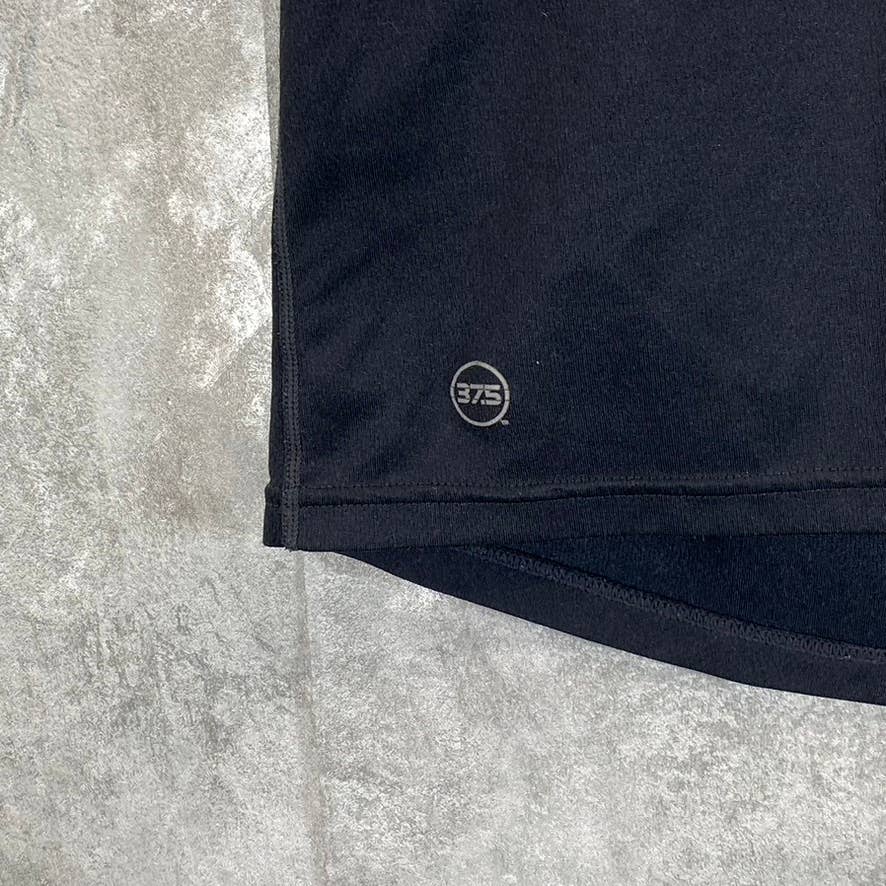 BAUER Men's Black Crewneck Training-Fit Short-Sleeve T-Shirt SZ M