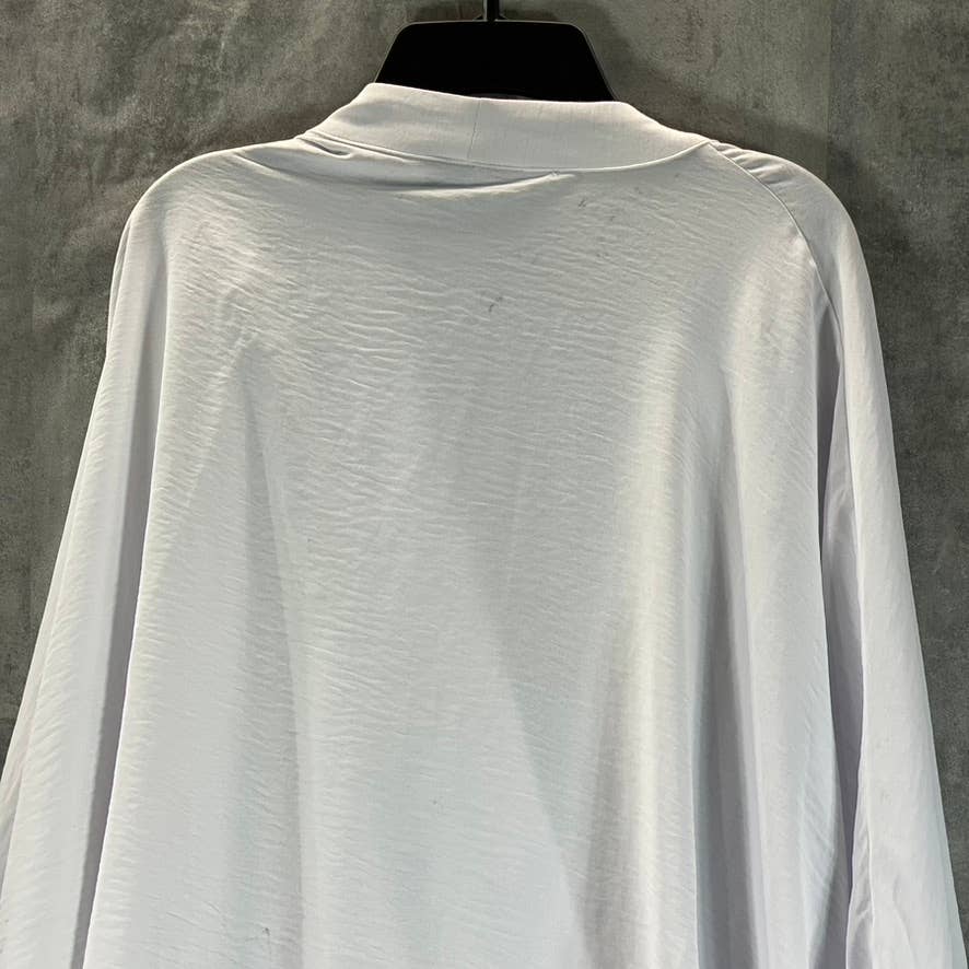 ALFANI Women's Bright White Surplice 3/4 Dolman Sleeve Top SZ XL