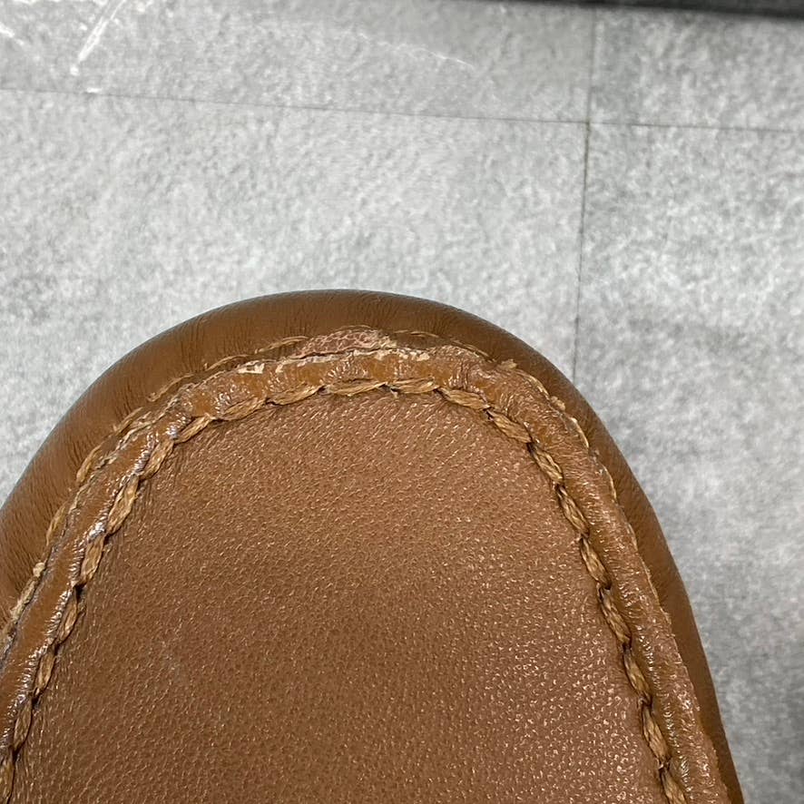 MICHAEL MICHAEL KORS Women's Luggage Brown Leather Sutton Moccasin Loafers SZ6.5