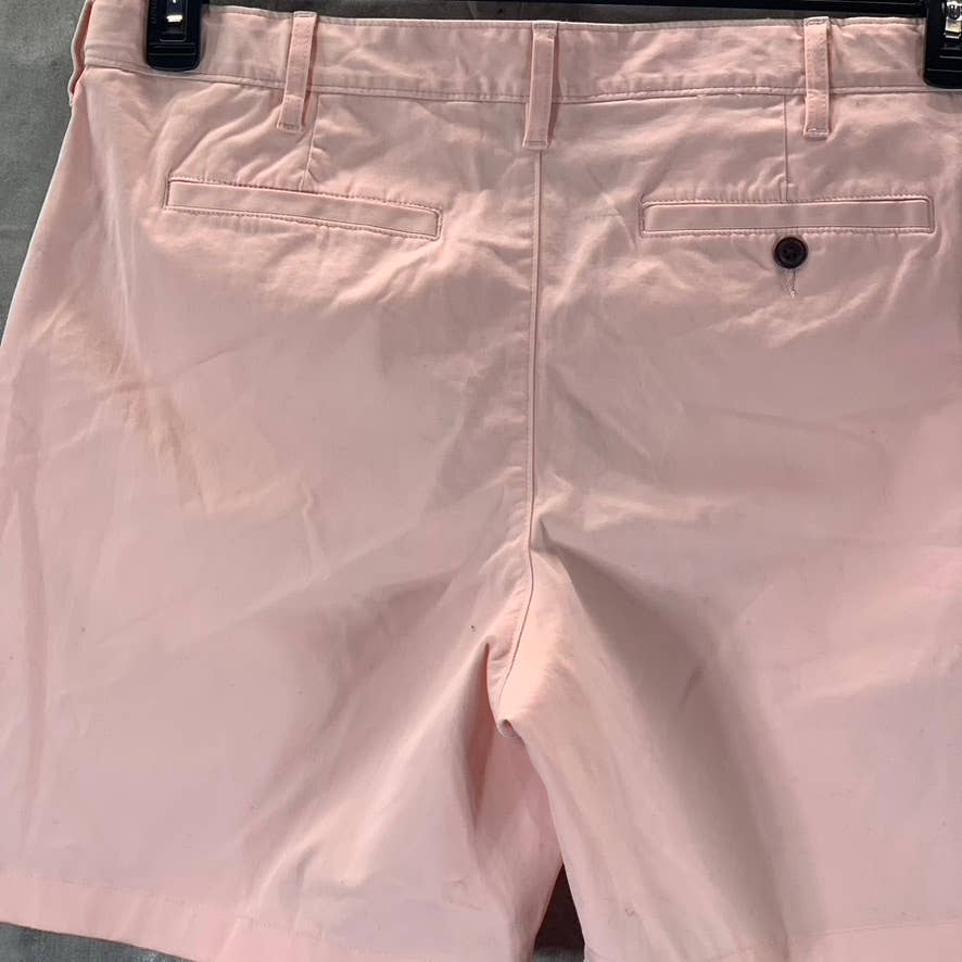 LANDS' END Men's Light Pink Traditional-Fit Comfort Knockabout Chino Short SZ 36