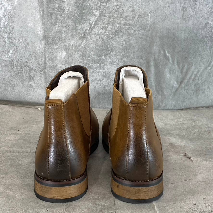 VANCE CO. Men's Wide Width Chestnut Landon Pull-On Dress Boots SZ 9W