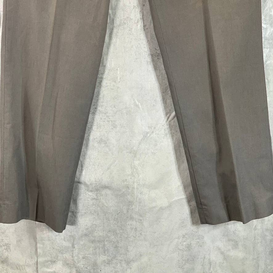 BANANA REPUBLIC Men's Brown Gray Tailored Slim-Fit Non-Iron Dress Pants SZ 34X30