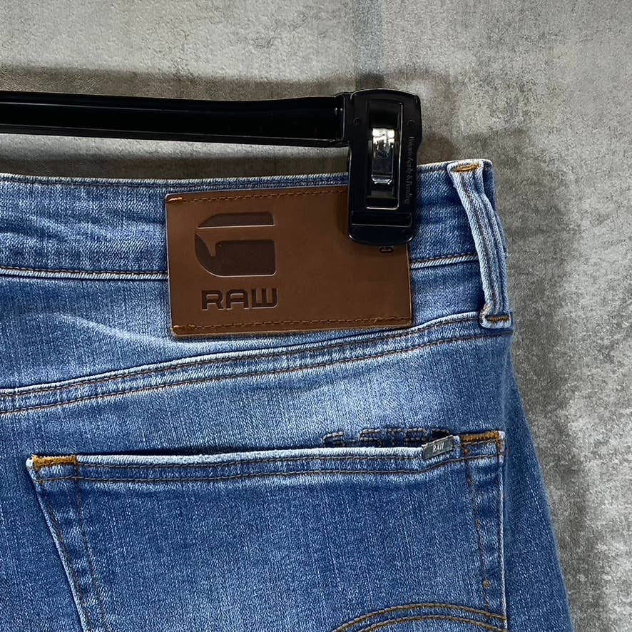 G-STAR RAW Men's Faded Niagara Restored 3301 Slim-Fit Jeans SZ 33X32