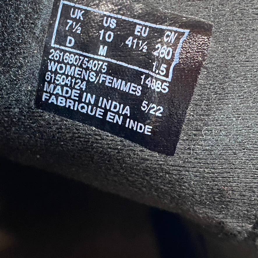 CLARKS Collection Women's Dark Grey Leather Maye Strap Ankle Boots SZ 10