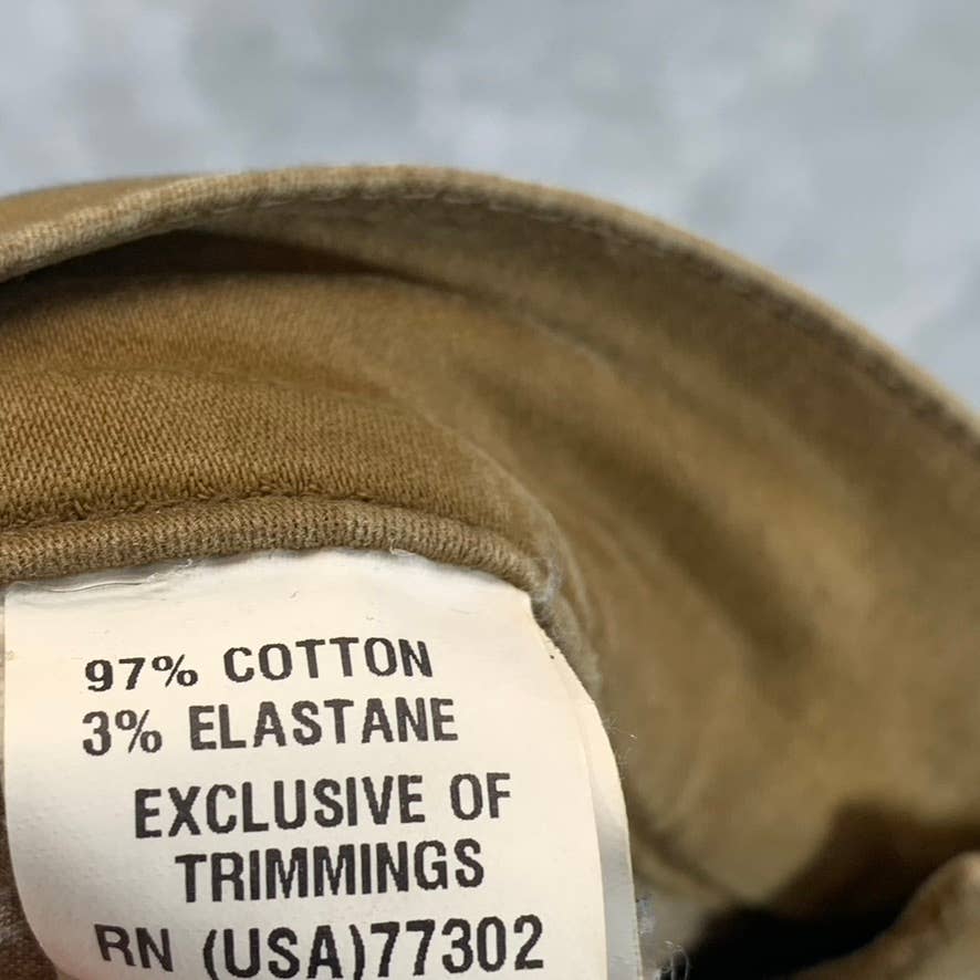 ZARA MAN Basic Men's Tan Slim-Fit Pants SZ 33X32
