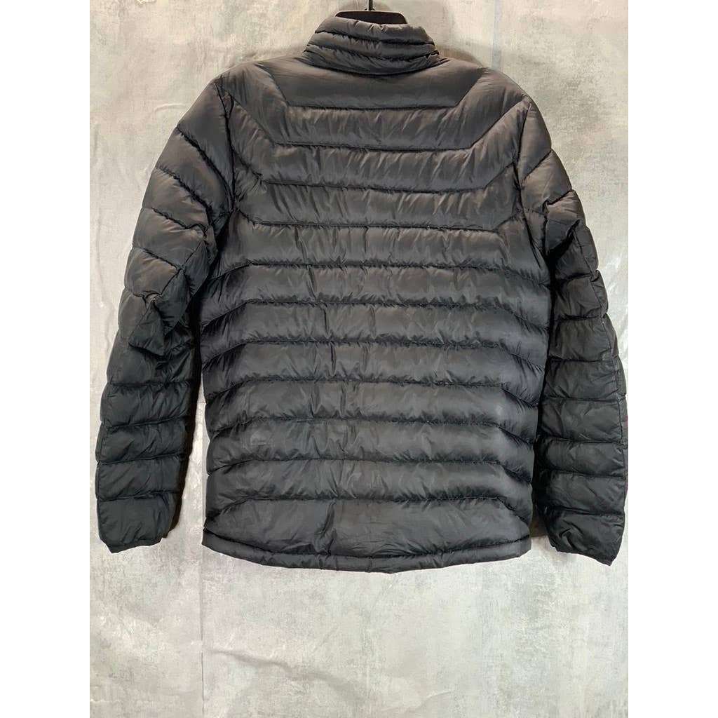 EDDIE BAUER Men's Black First Ascent Downlight Full-Zip Puffer Jacket SZ S