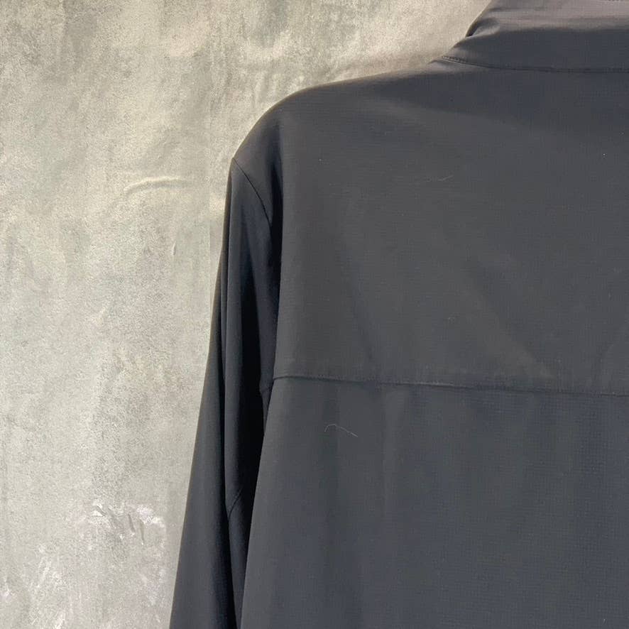 TRAVIS MATHEW Men's Black Crystal Cove 2.0 Full-Zip Jacket SZ M
