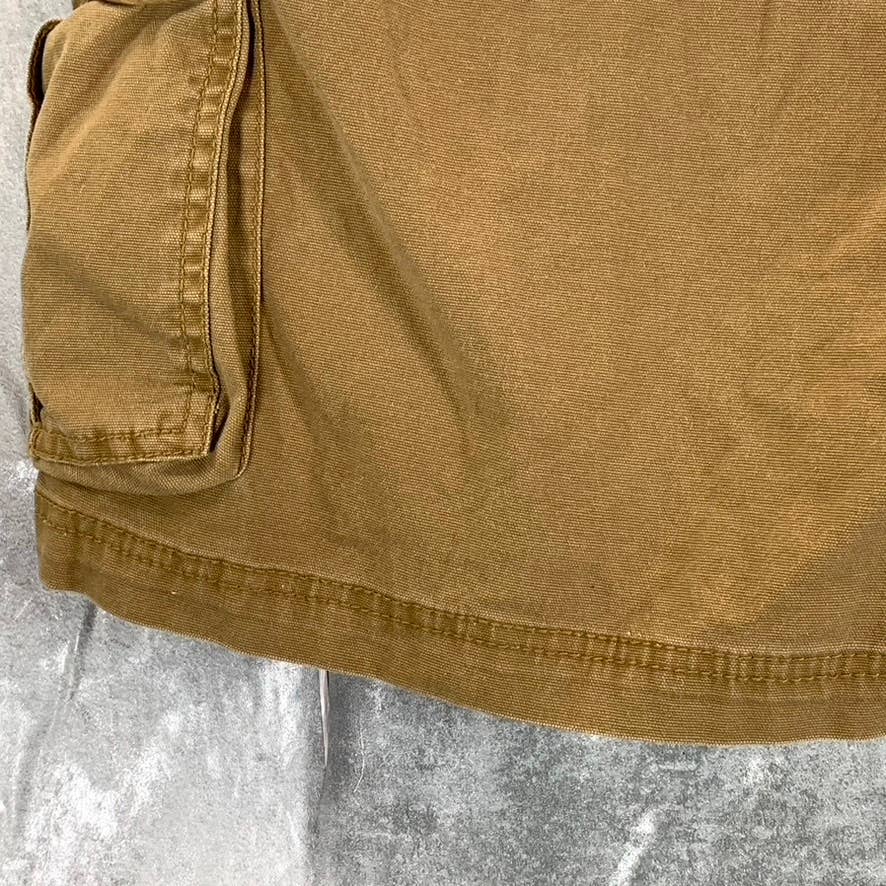 GOODFELLOW & CO Men's Brown Regular-Fit Flex Waist Cargo Shorts SZ 42