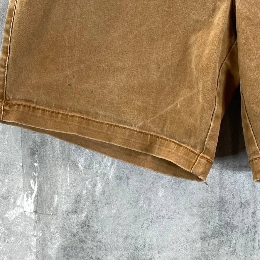 URBAN OUTFITTERS Men's Tan Flat Front Shorts SZ 30