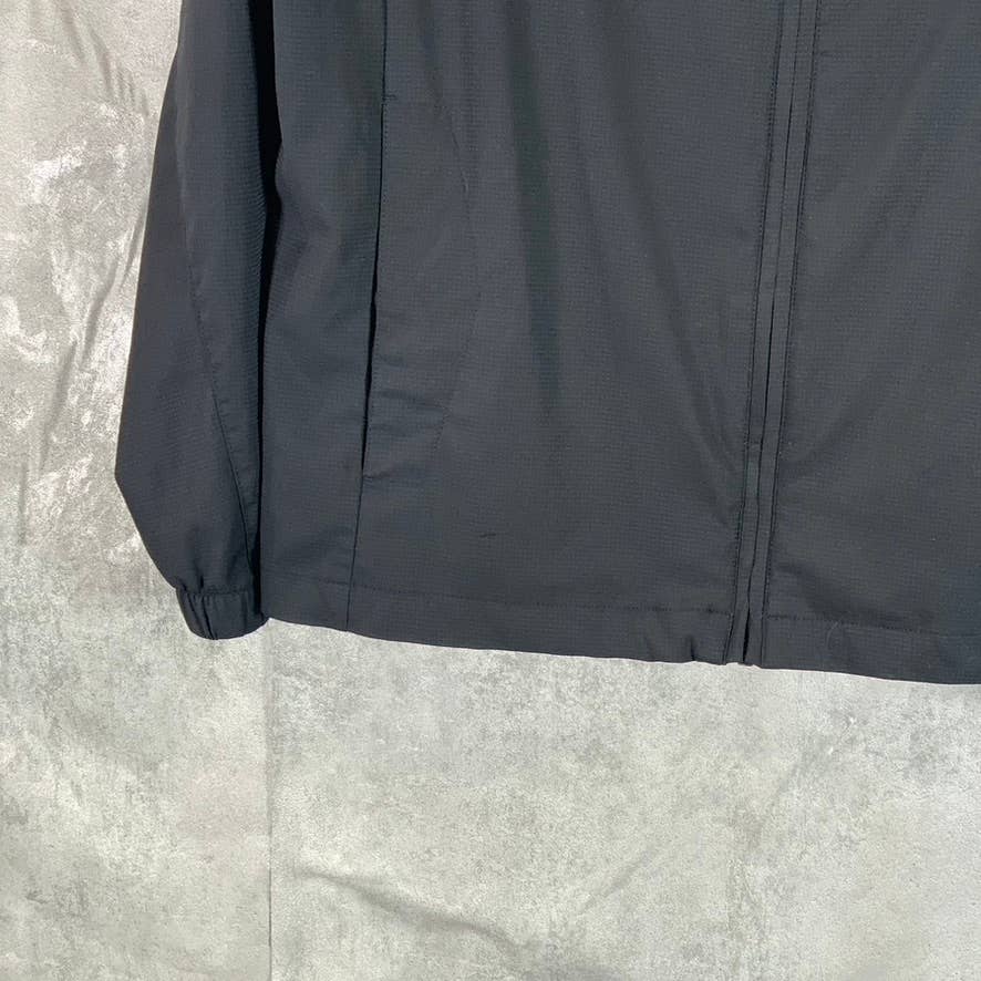 TRAVIS MATHEW Men's Black Crystal Cove 2.0 Full-Zip Jacket SZ M