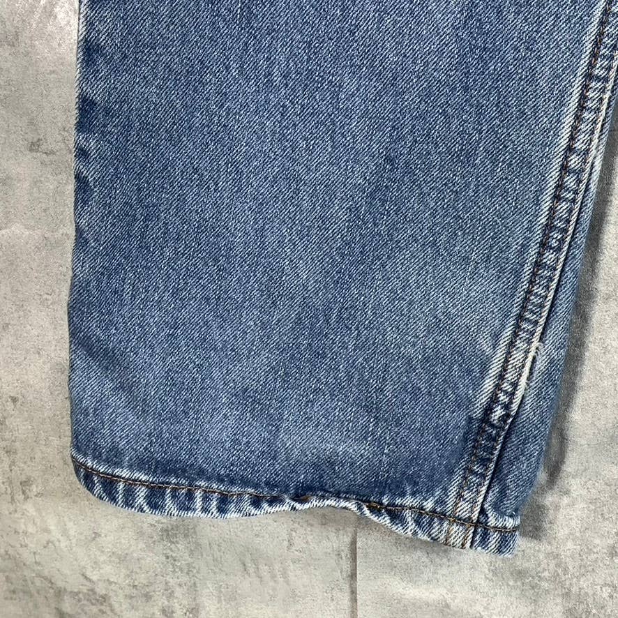 LEVI'S Men's Light Wash 505 Regular-Fit Straight-Leg Denim Jeans SZ 32X34