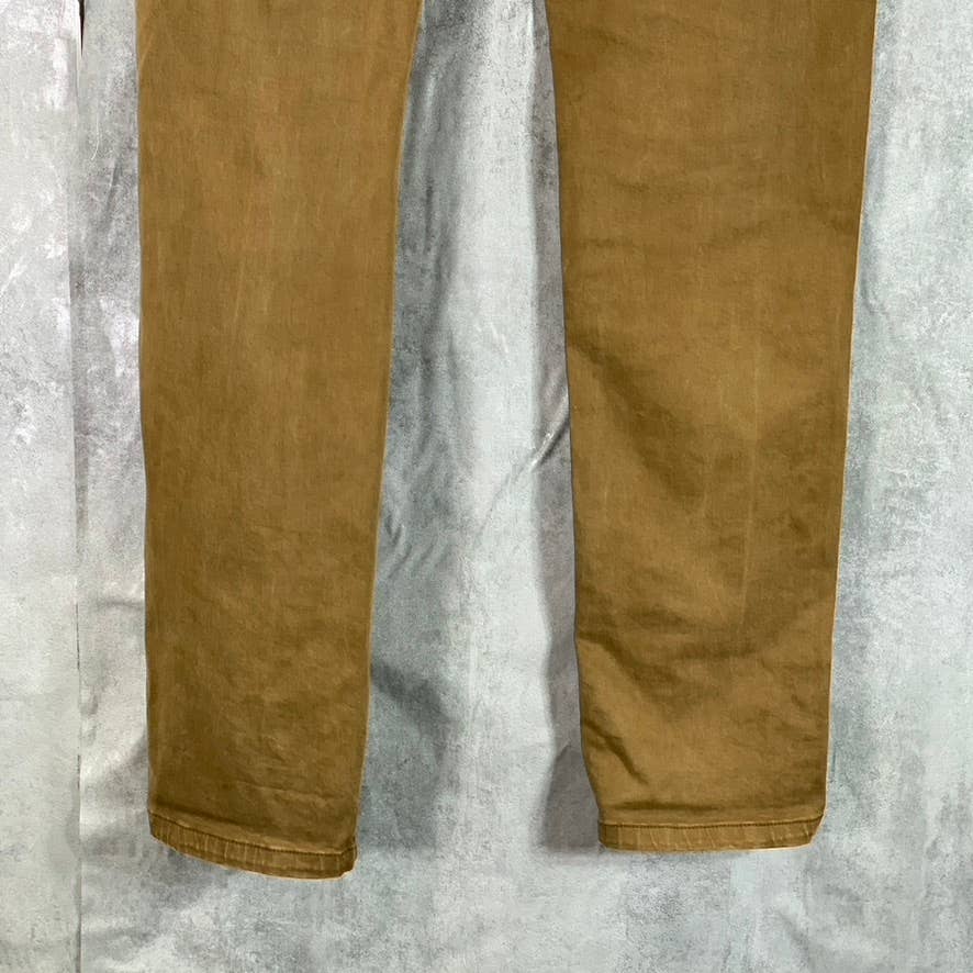 ZARA MAN Basic Men's Tan Slim-Fit Pants SZ 33X32