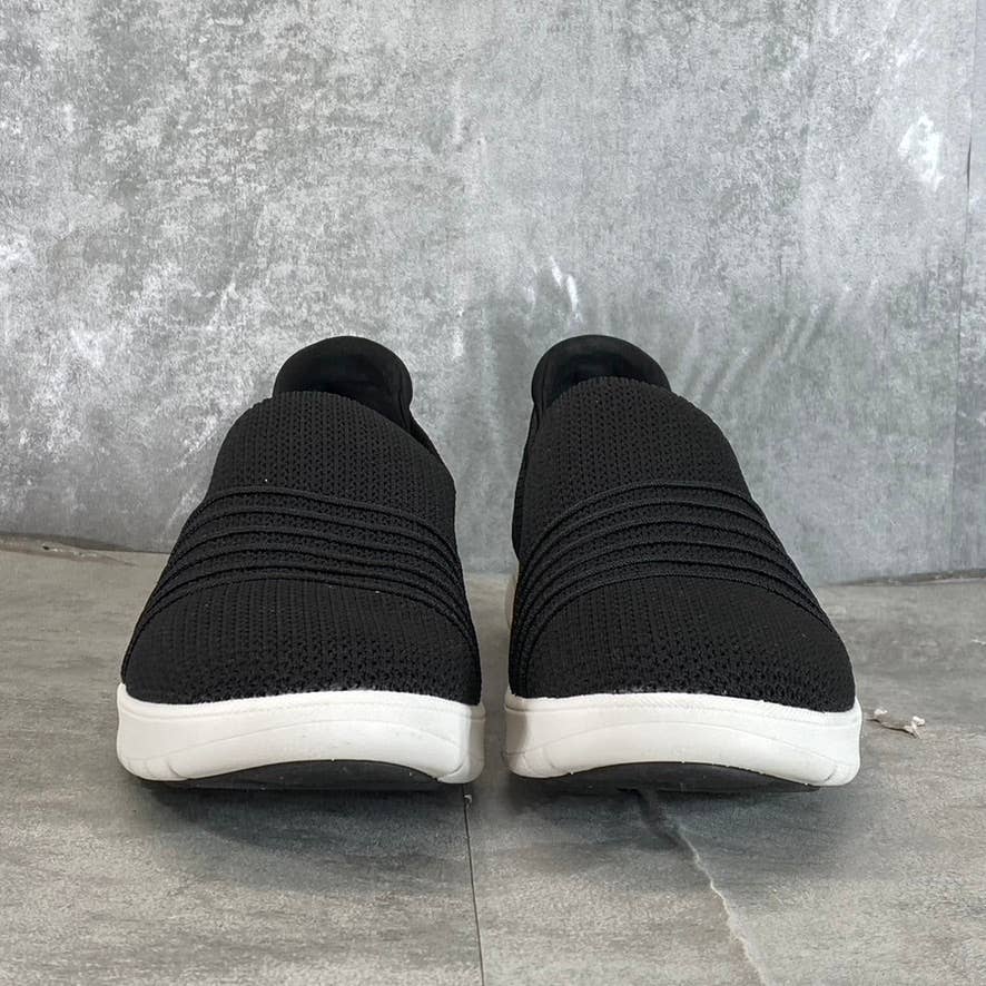 CLARKS Collection Women's Black Knit Adella Step Slip-On Sneakers SZ 10