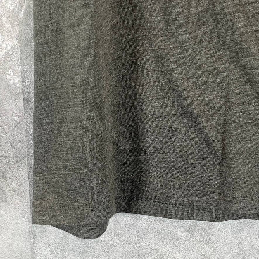 LUCKY BRAND Men's Gray Rock-N-Pocker Graphic Crewneck Short-Sleeve Shirt SZ XL