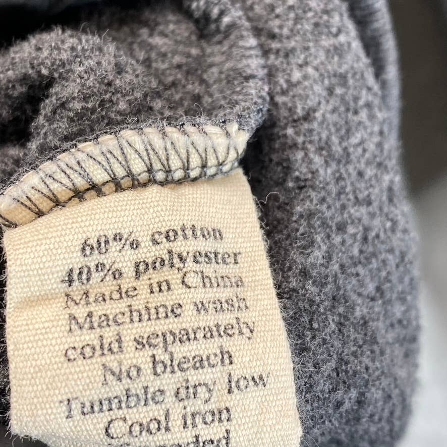 LIFE/AFTER/DENIM Men's Gray Crewneck Pullover Fleece Sweatshirt SZ M