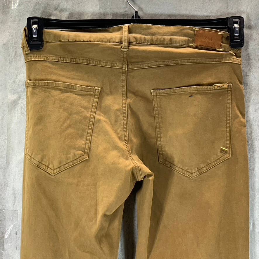 ZARA MAN Basic Men's Tan Slim-Fit Pants SZ 33X32