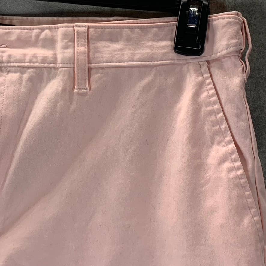 LANDS' END Men's Light Pink Traditional-Fit Comfort Knockabout Chino Short SZ 36