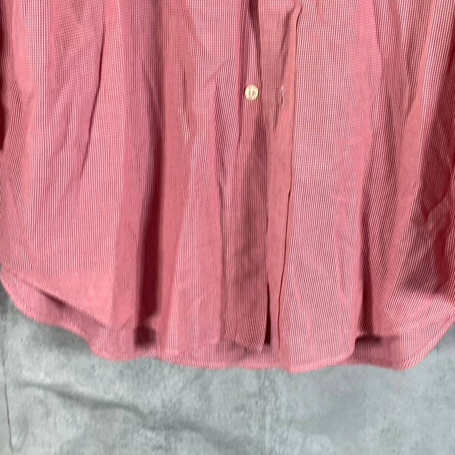 RALPH LAUREN Men's Red Gingham Blake Classic-Fit Long-Sleeve Button-Up Shirt SZM
