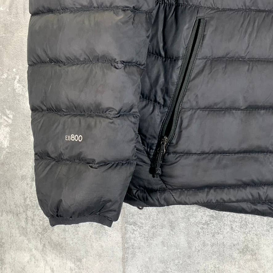 EDDIE BAUER Men's Black First Ascent Downlight Full-Zip Puffer Jacket SZ S