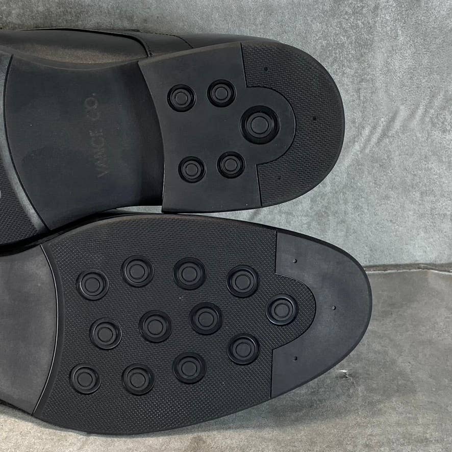 VANCE CO. Men's Wide Width Black Kimball Plain-Toe Lace-Up Dress Shoes SZ 14W