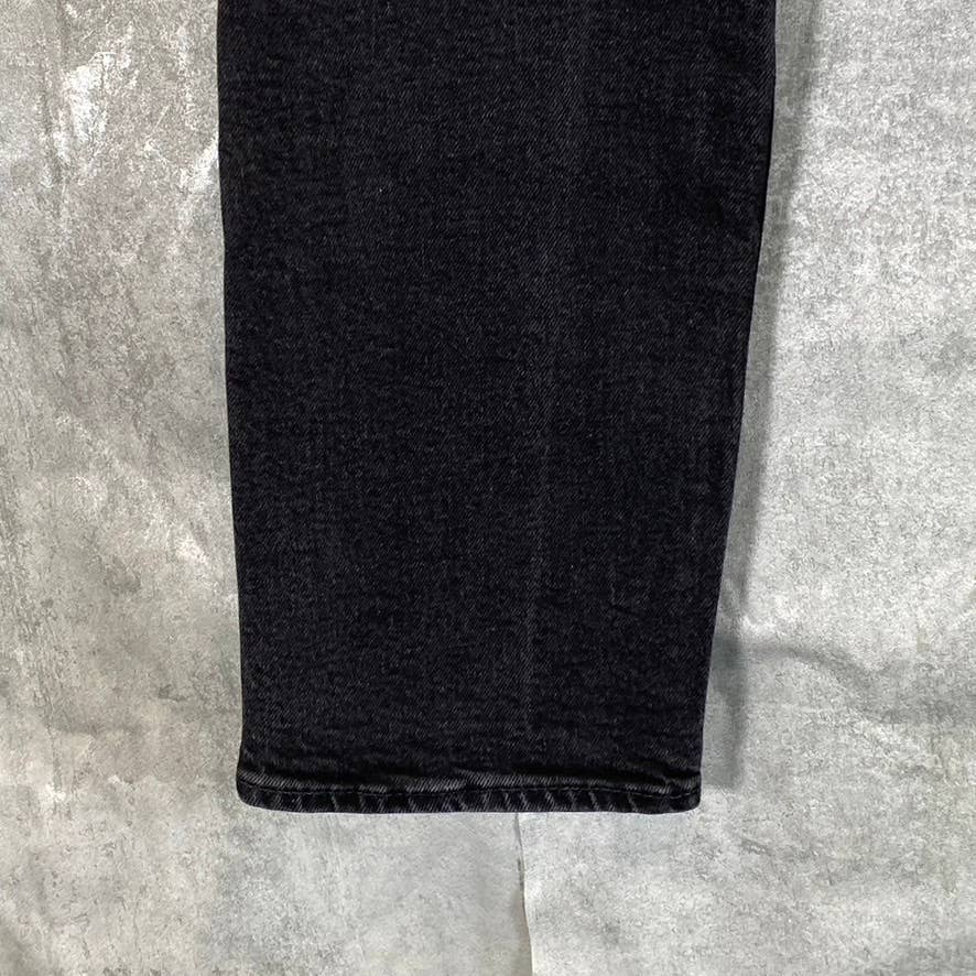 LEVI STRAUSS & CO Men's Black 502 Tapered-Fit Jeans SZ 29X30
