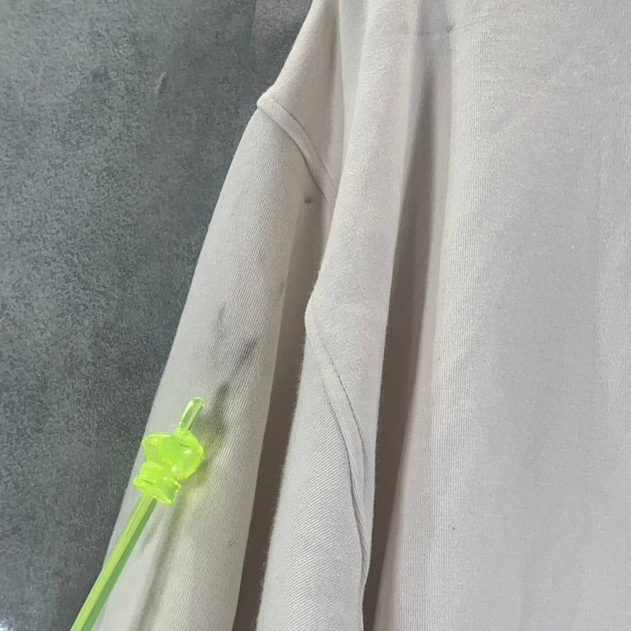 AYR Women's Cream The Cool Long-Sleeve Polo Shirt SZ S