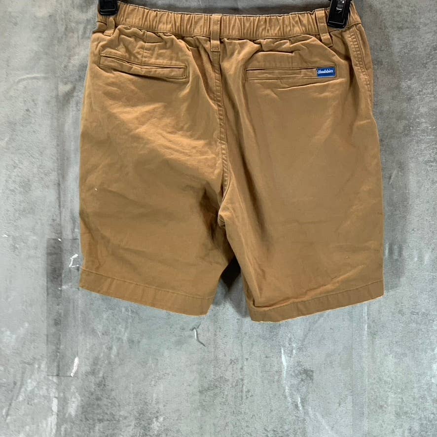 CHUBBIES Men's Dark Khaki 7" Boomshakalaka Chino Shorts SZ 30