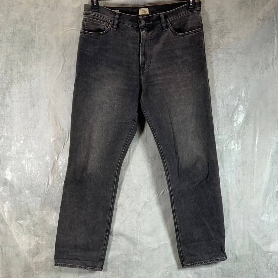 J.CREW Men's Deep Grey Wash Classic Straight-Leg Jeans SZ 34X30