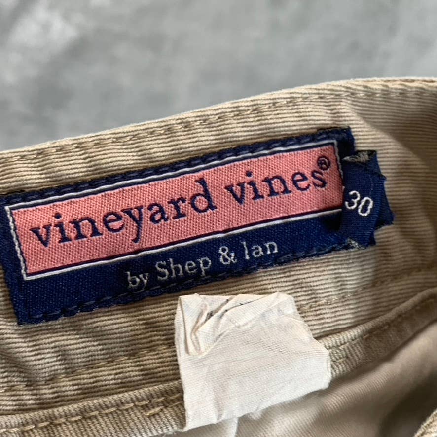 VINEYARD VINES Men's Tan Slim-Fit Collegiate Pants SZ 35X30