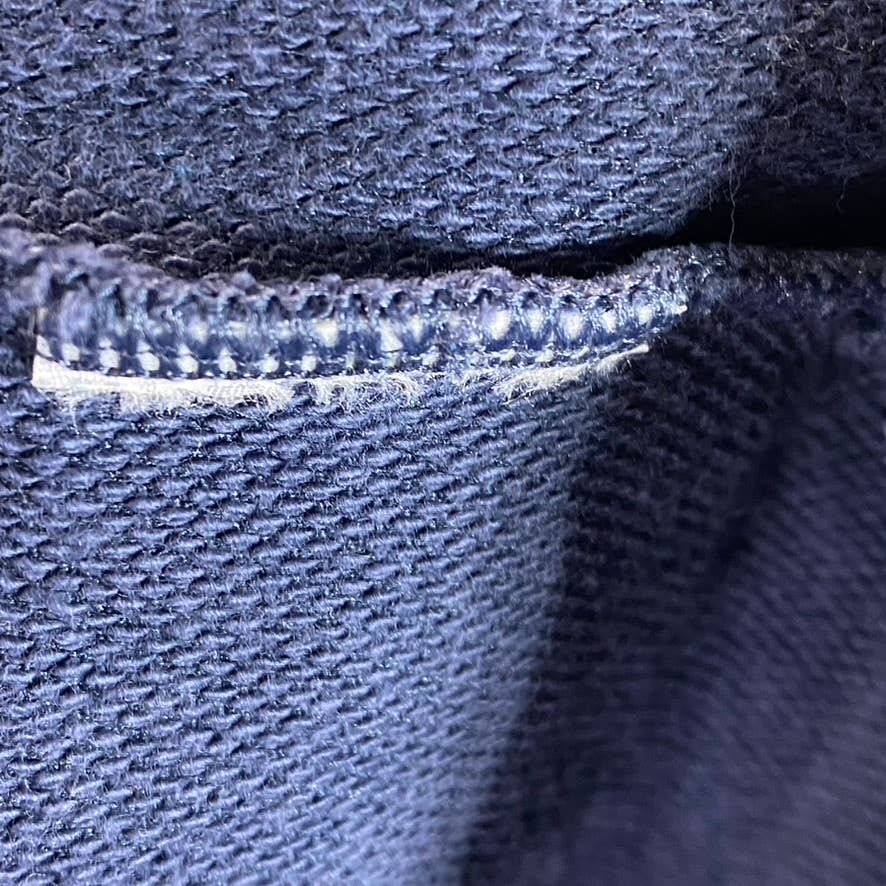 ABERCROMBIE & FITCH Men's Navy Pullover Henley Sweatshirt SZ M