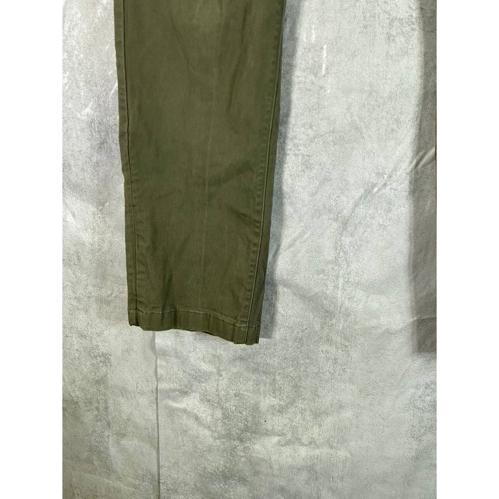GOODFELLOW & CO Men's Paris Green Athletic-Fit Hennepin Chino Pants SZ 33X30